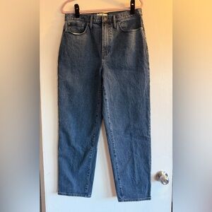 Madewell Dad Jeans in Medium Blue